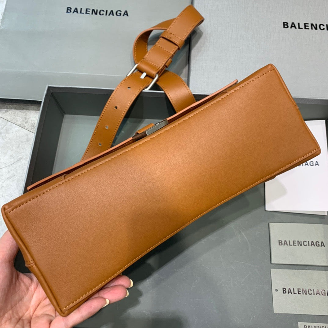 Downtown Small Shoulder Bag In Brown, For Women,  Bags 11.8in/30cm