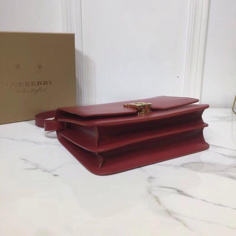 Burberry Small TB Crossbody Bag Monogram Light Red For Women, Bags 8.3in/21cm