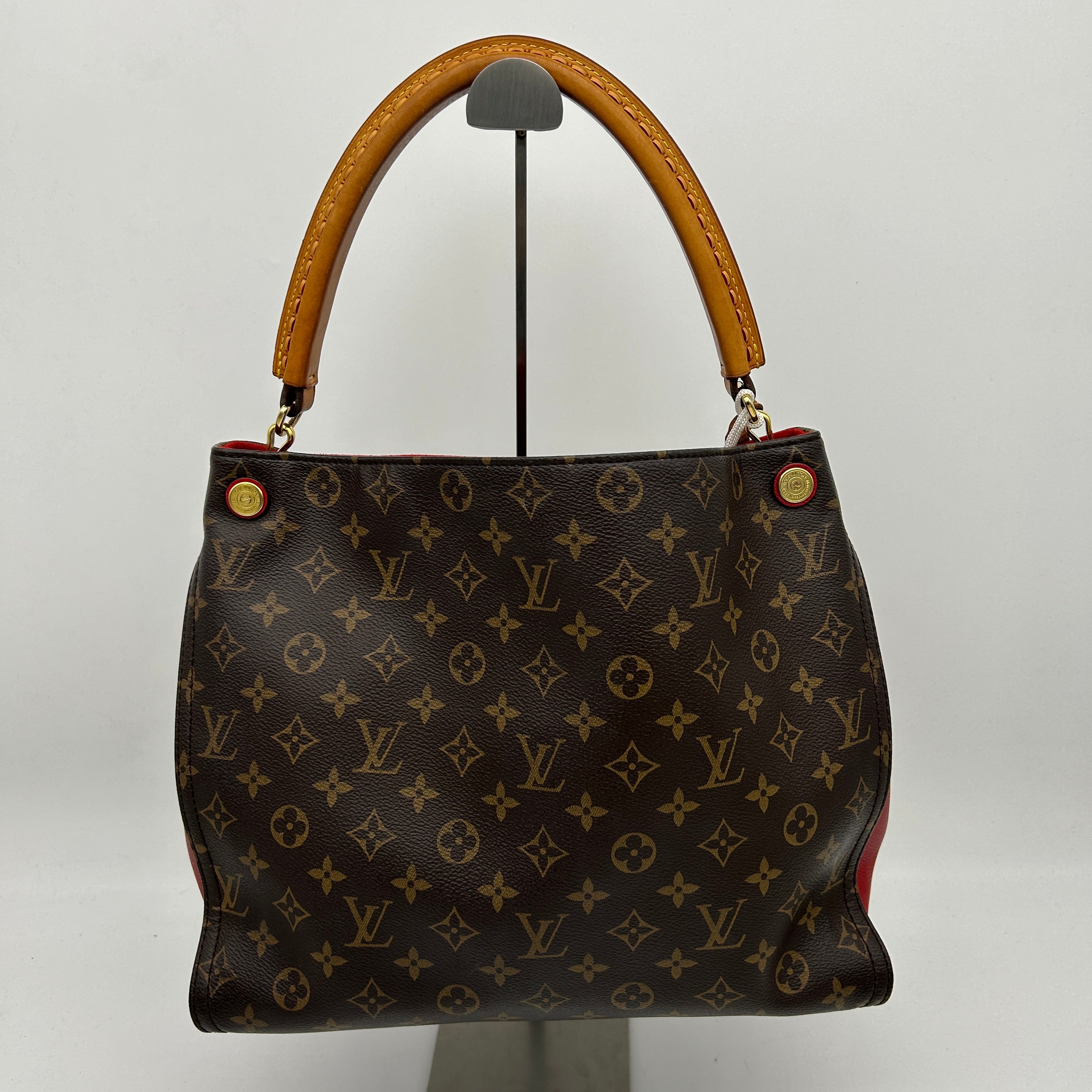 Louis Vuitton Gaia Brown Monogram Canvas Shoulder Bag
