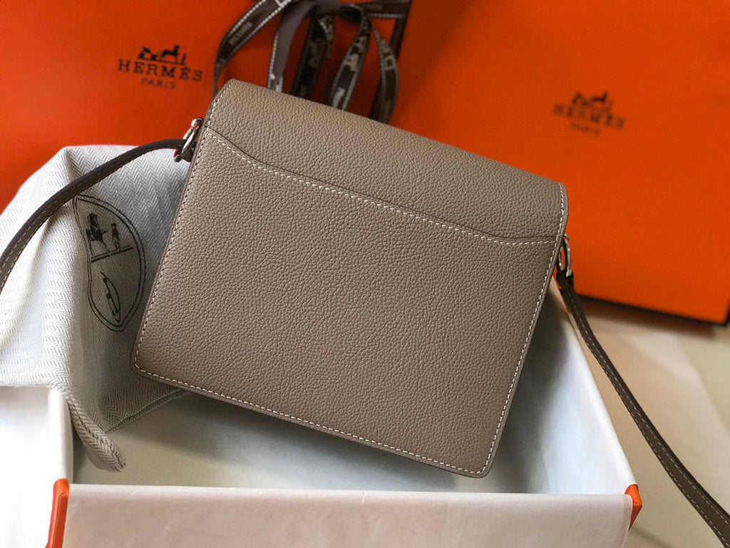 Mini Evercolor Sac Roulis 19 Grey For Women, Handbags, Shoulder Bags 7.5in/19cm