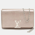 Louis Vuitton  Iridescent Leather Chain Louise Clutch