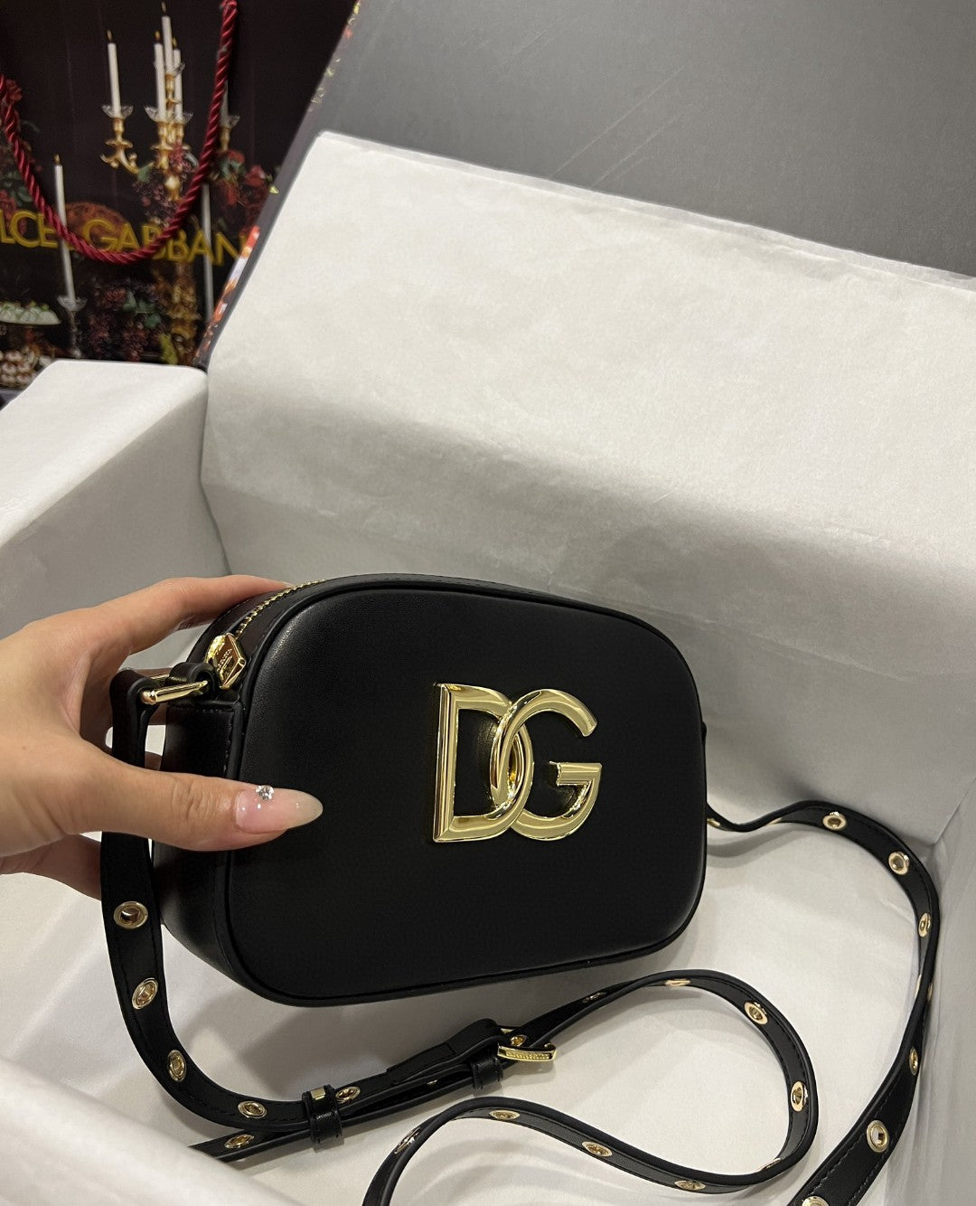 Crossbody 3.5 Bag Black For Women 7.5in/19cm GLAMI7095AW57680999
