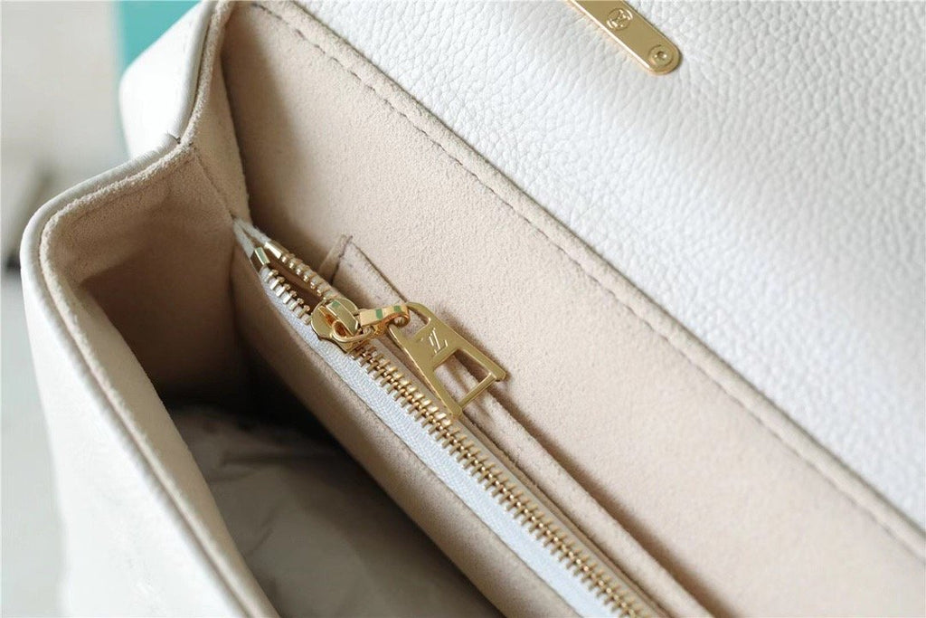 Louis Vuitton Madeleine MM Monogram Empreinte Creme Beige For Women,  Shoulder and Crossbody Bags 11.8in/30cm Louis Vuitton