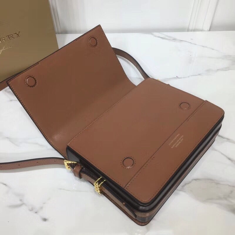 GraShoulder Bag Small Brown For Women, Bags 7.8in/20cm