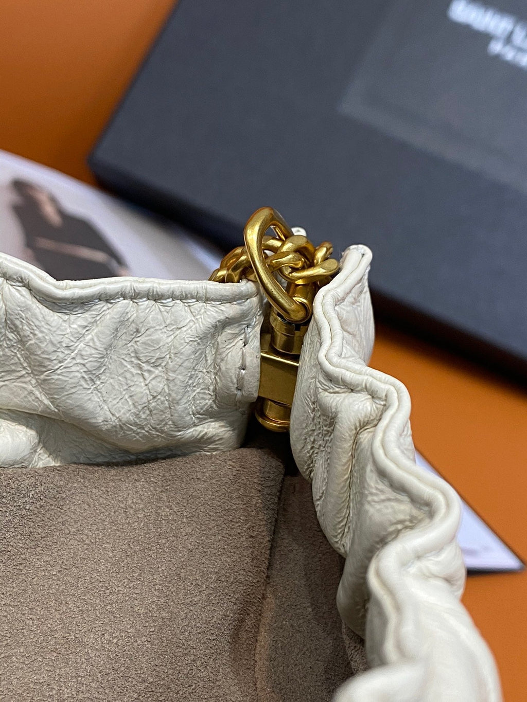 Saint Laurent Mini Shoulder Bag White For Women 9.5in/24cm P00596048