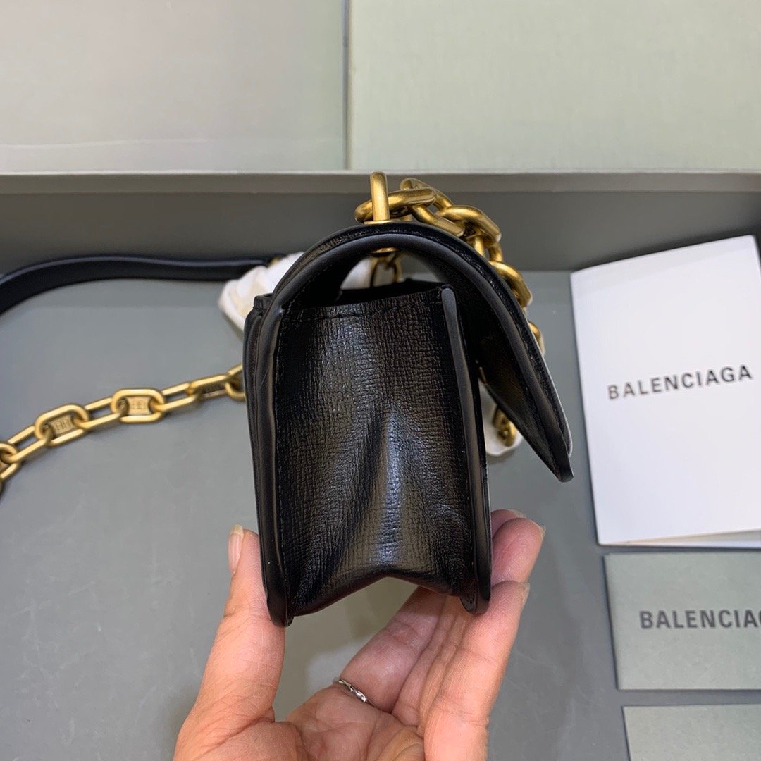 Gossip Small On Chain Shoulder Bag Black, For Women,  Bags 7.4in/19cm