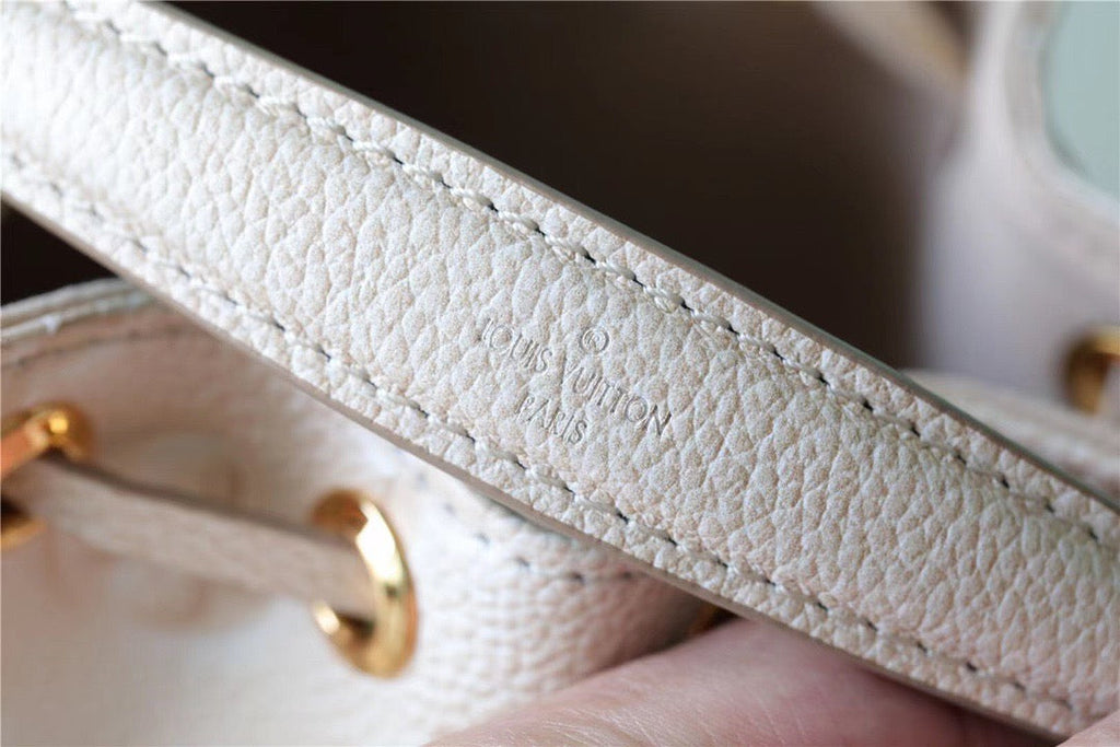 Louis Vuitton Nano Noe Monogram Empreinte Light Beige For Women,  Shoulder And Crossbody Bags 6.3in/16cm Louis Vuitton M81463