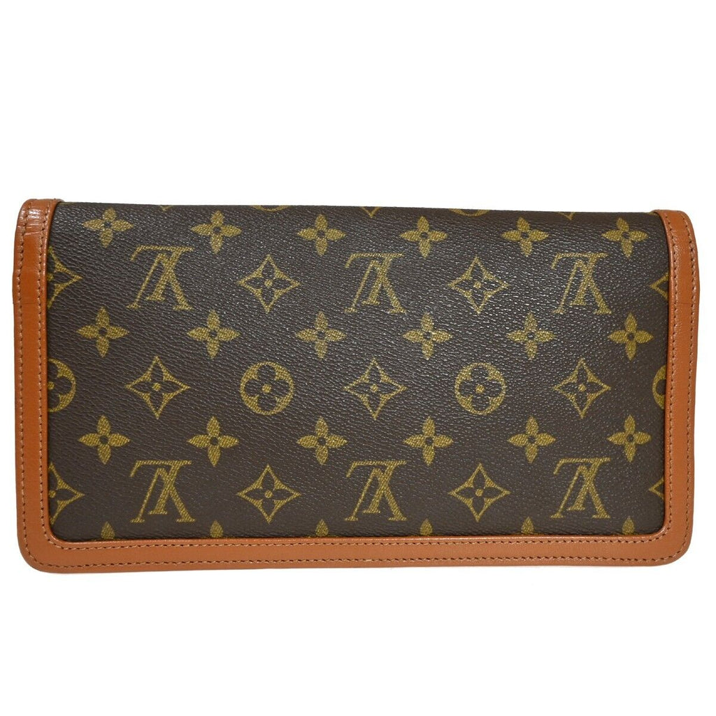 Louis Vuitton Pochette Dame  Canvas Clutch Bag