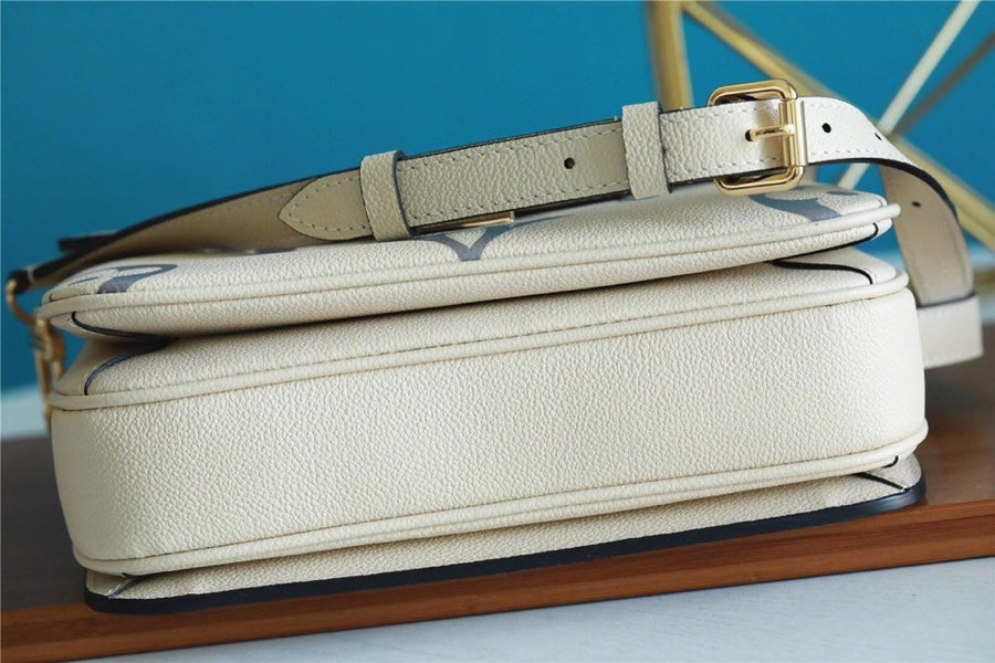 Louis Vuitton Pochette Metis Monogram Empreinte White For Women, WomenÃƒÂ¢Ã¢â€šÂ¬Ã¢â€žÂ¢s Handbags, Shoulder Bags And Crossbody Bags 9.8in/25cm Louis VuittonÃƒâ€šÃ‚Â 