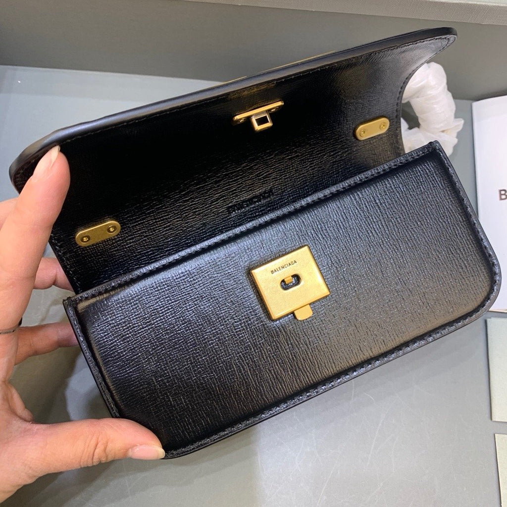 Gossip Small On Chain Shoulder Bag Black, For Women,  Bags 7.4in/19cm