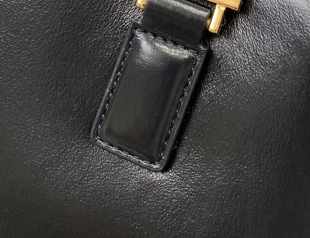 FI MeGLAMIum FF Tote Shoulder Black Bag For Woman 38cm/15in