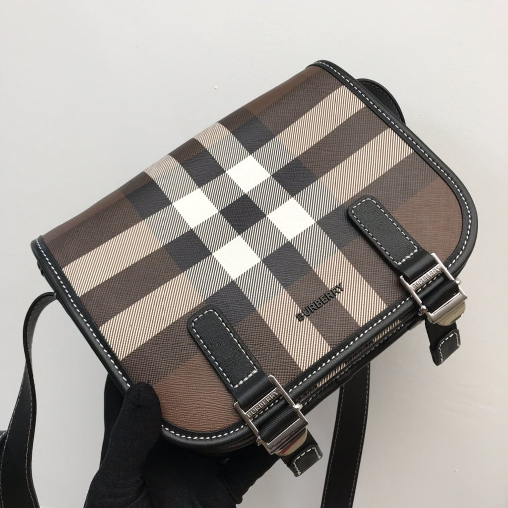 Burberry Check And Crossbody Bag For Men, Bags 7.7in/19.5cm 80528041