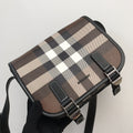 Burberry Check And Crossbody Bag For Men, Bags 7.7in/19.5cm 80528041