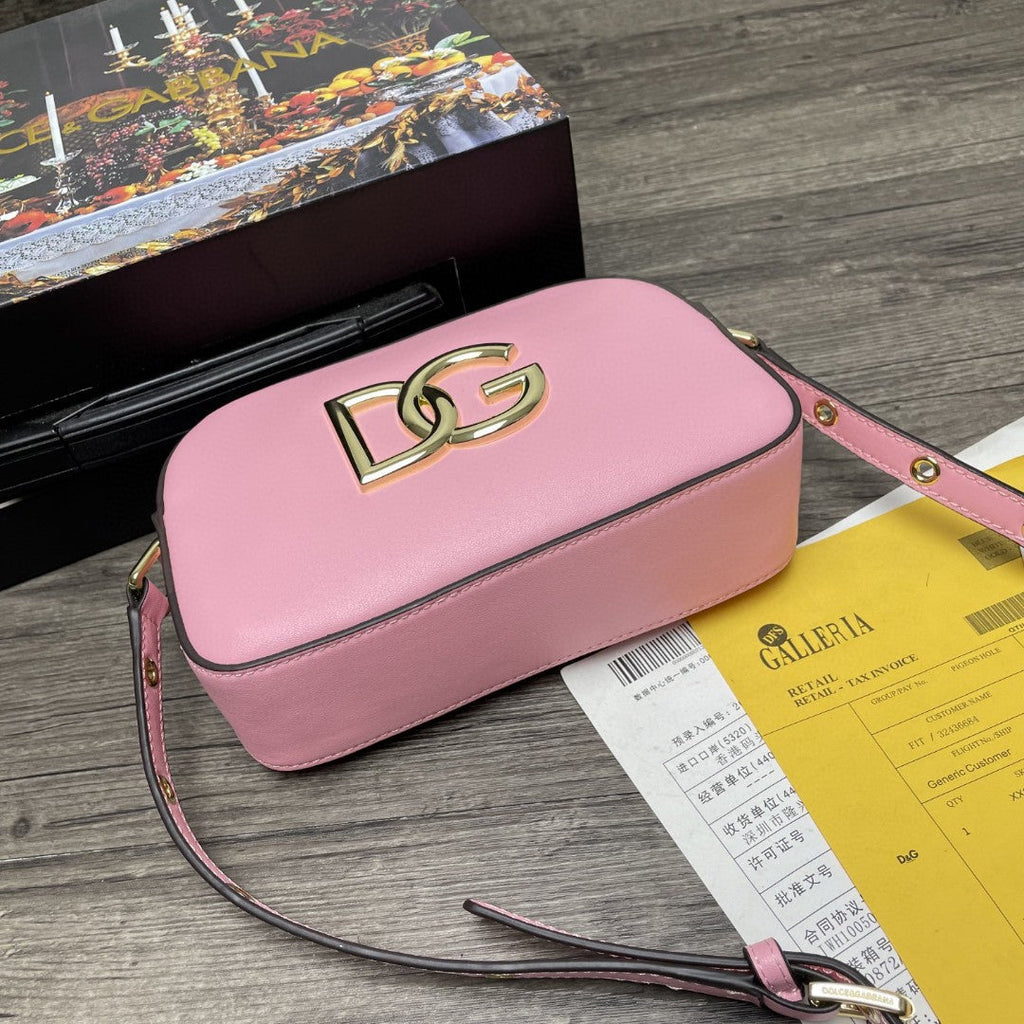 DG Crossbody 3.5 Bag Pink For Women 7.5in/19cm DG Burberry7095AW57680469