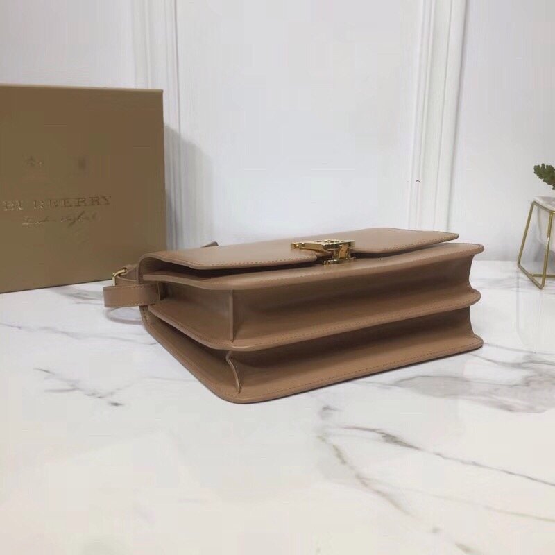 Burberry Small TB Crossbody Bag Monogram Light Brown For Women, Bags 8.3in/21cm