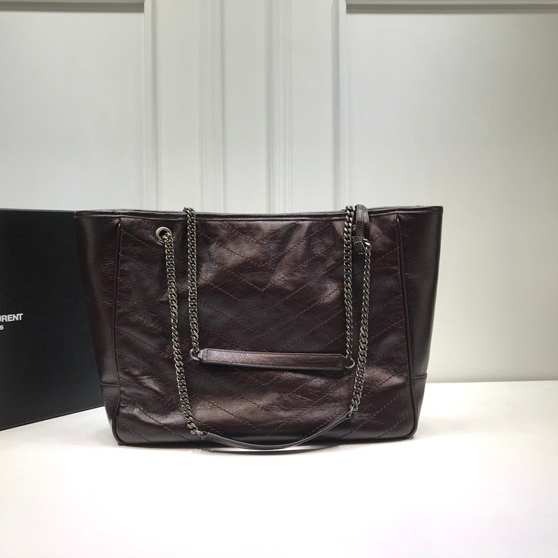 YSSL Niki Shopping Bag Burgundy For Women 13.8in/35cm YSLÂ 