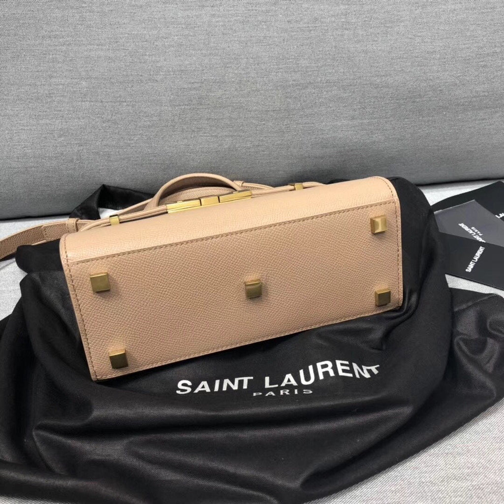 YSSL Manhattan Nano Shopping Bag In Box Beige For Women 8in/21cm YSL