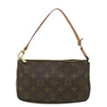 Louis Vuitton Pochette Accessoire  Canvas Clutch Bag
