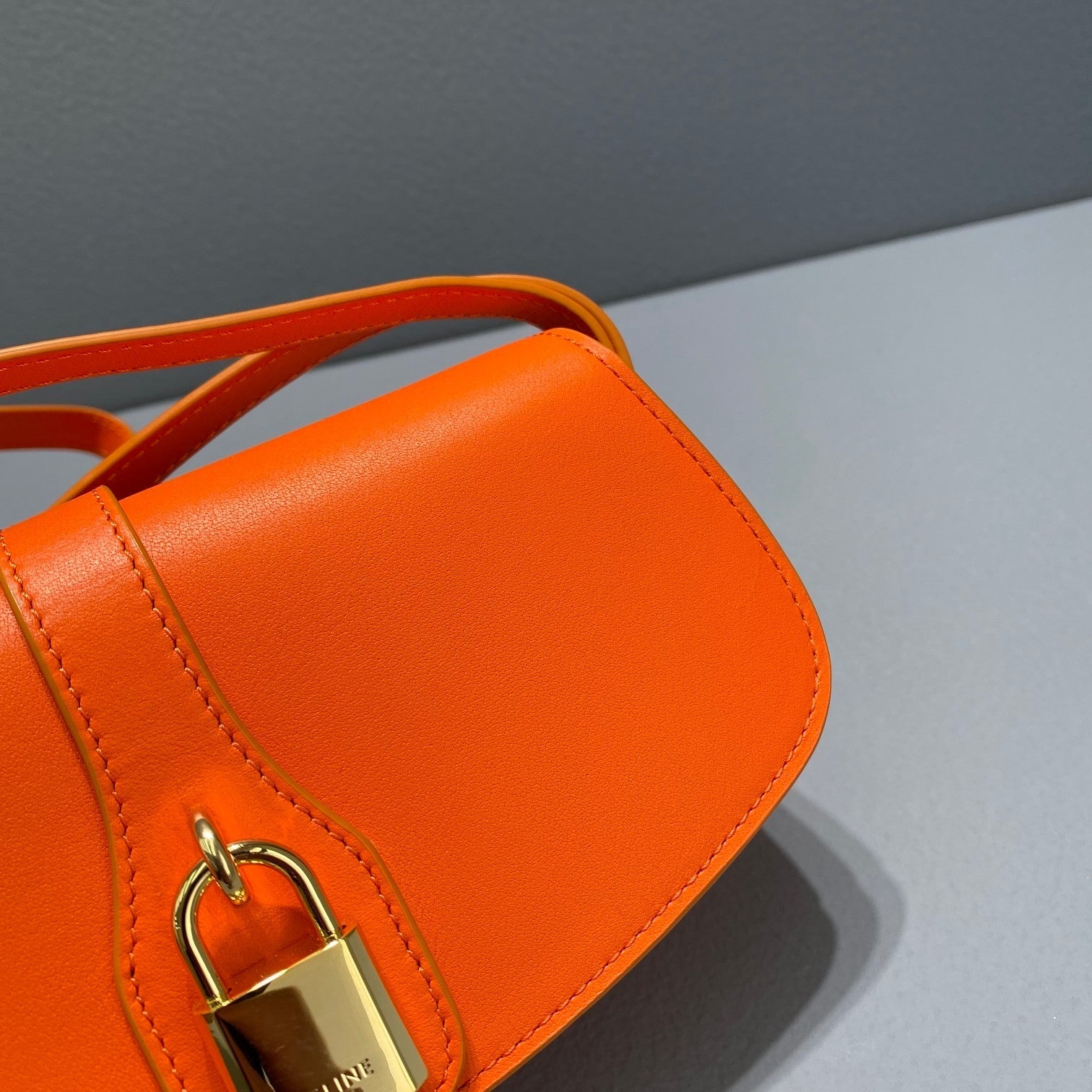 GLAMI Clutch On Strap Orange For Women 7in/18cm