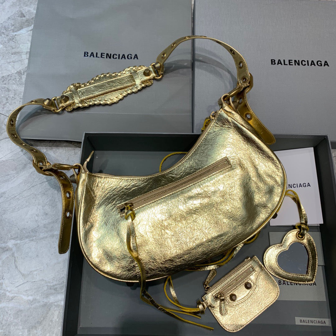 Le Cagole XS Shoulder Bag In Gold, For Women,  Bags 13in/33cm