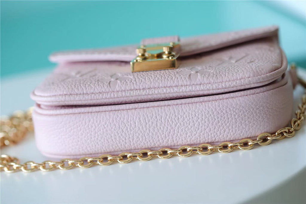 Louis Vuitton Micro Metis Monogram Empreinte Pink For Women, WomenÃƒÂ¢Ã¢â€šÂ¬Ã¢â€žÂ¢s Handbags, Shoulder And Crossbody Bags 5.5in/14cm Louis Vuitton M81389