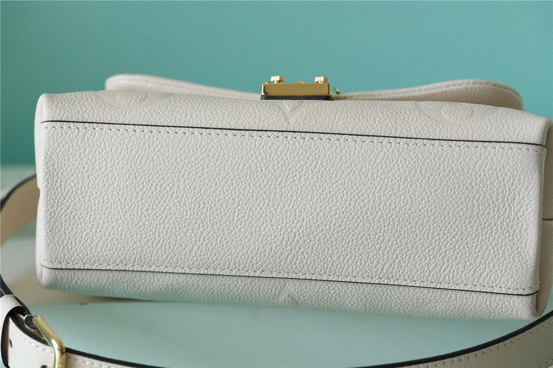 Louis Vuitton Madeleine Burberry Monogram Empreinte Creme Beige For Women,  Shoulder and Crossbody Bags 9.4in/24cm Louis Vuitton M46008