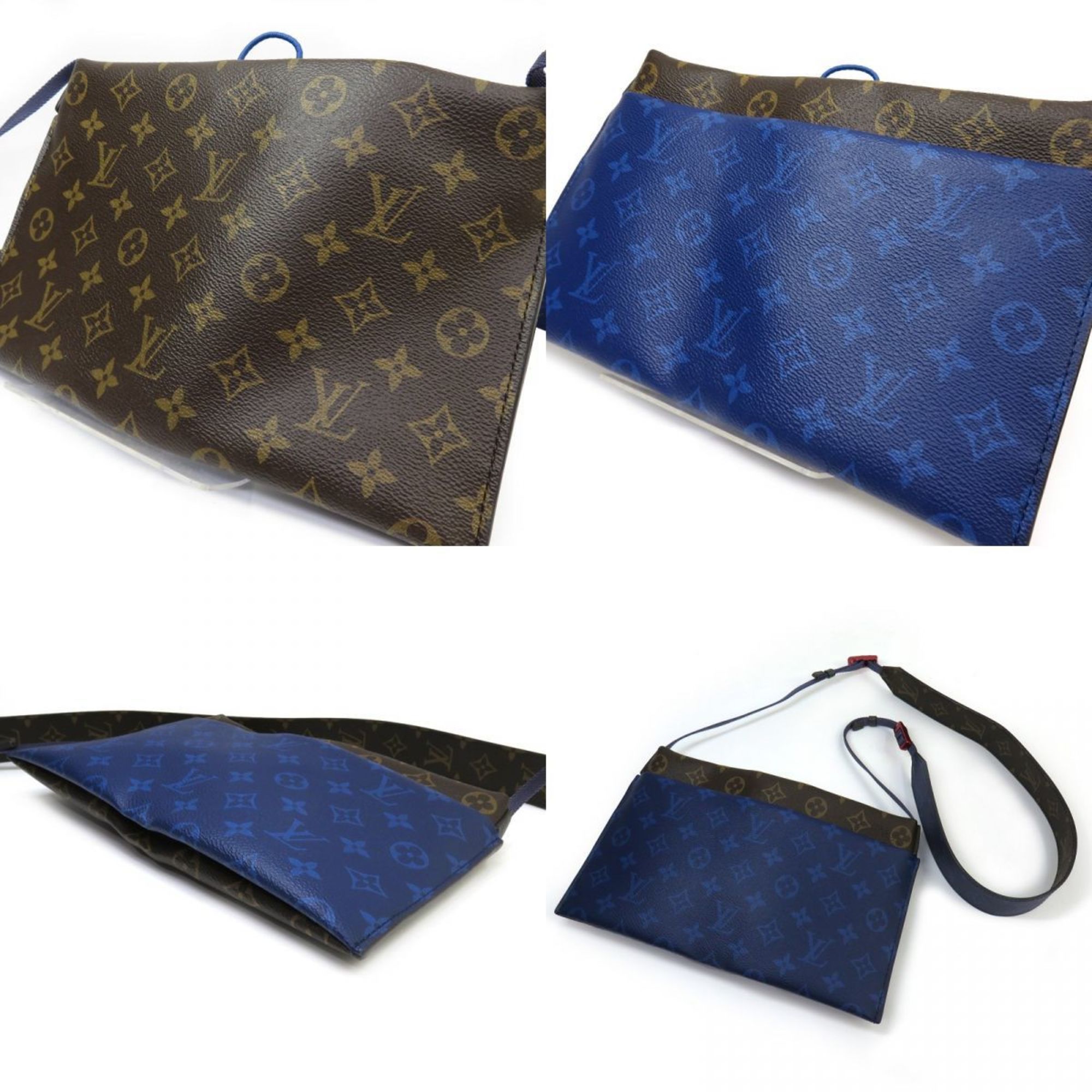 Louis Vuitton Pochette Outdoor Monogram Canvas Brown Canvas Clutche & Pouche Bag
