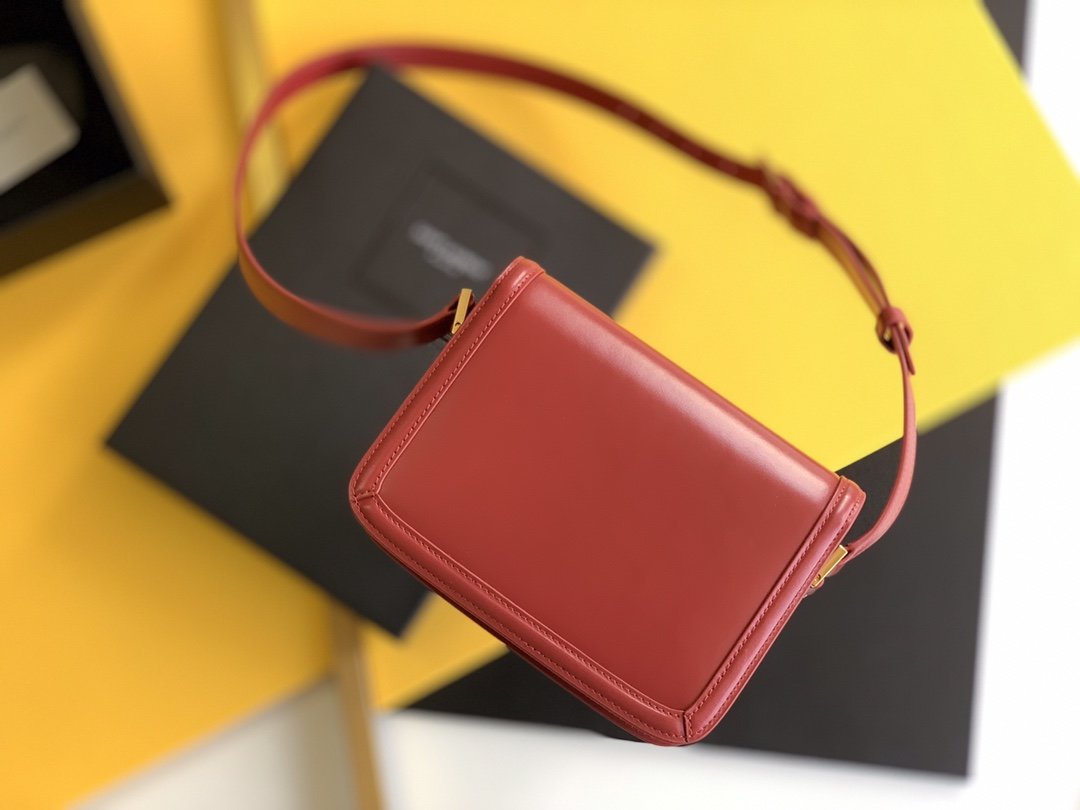 YSSL Solferino Small Satchel Bag Red In Box With Gold Hardware 7in/19cm YSl 6343060SX0W6805