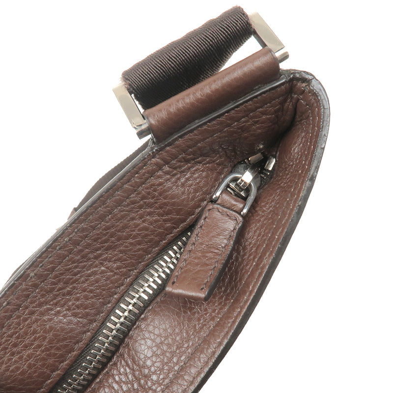 Prada Leather Shoulder Bag Purse Br