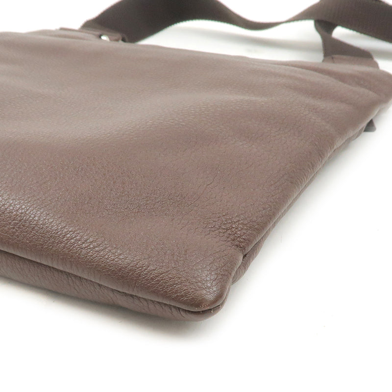 Prada Leather Shoulder Bag Purse Br
