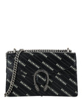 Gucci Womens  X Balenciaga Logo Print Dionysus Shoulder Bag
