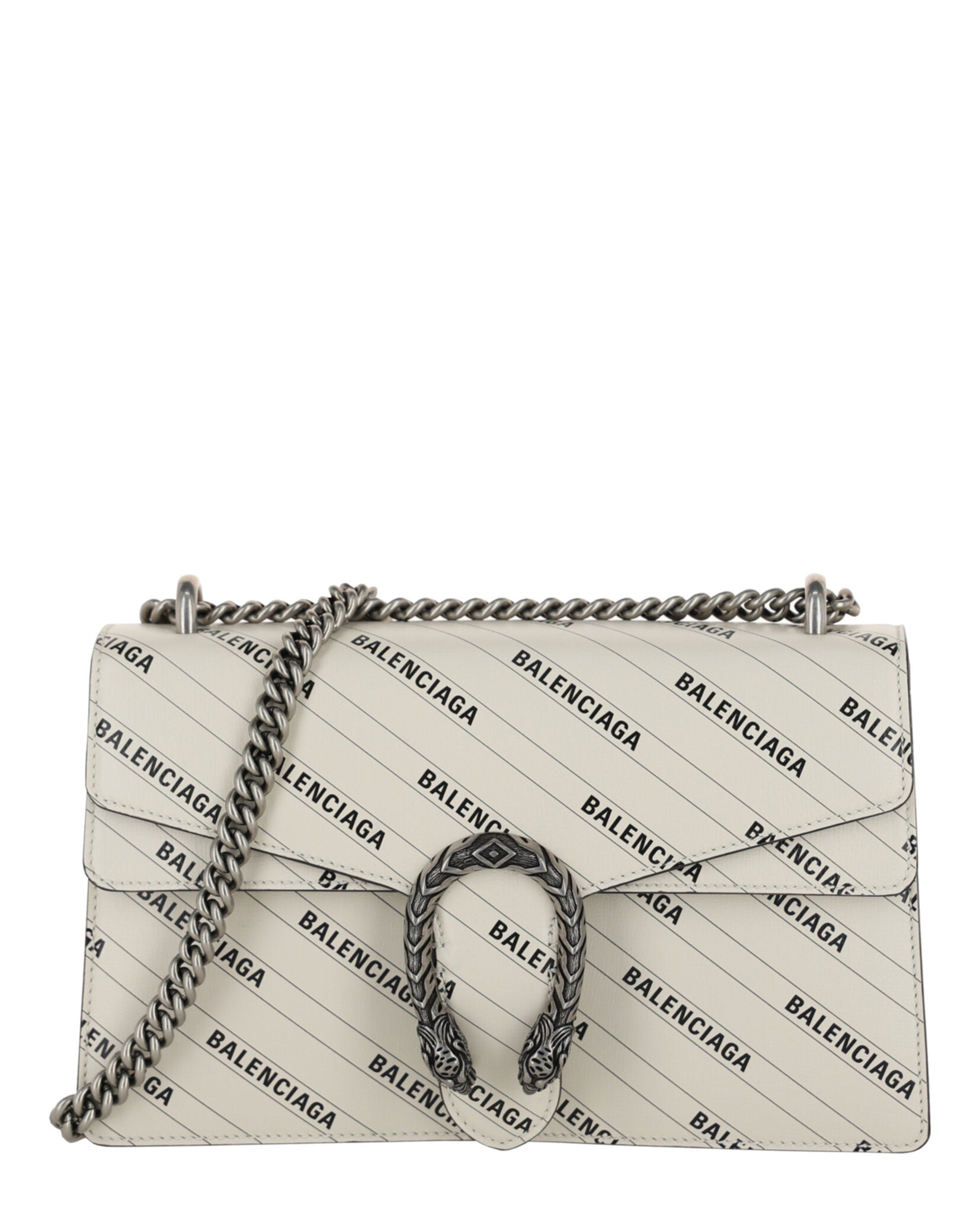 Gucci Womens  X Balenciaga Logo Print Dionysus Shoulder Bag