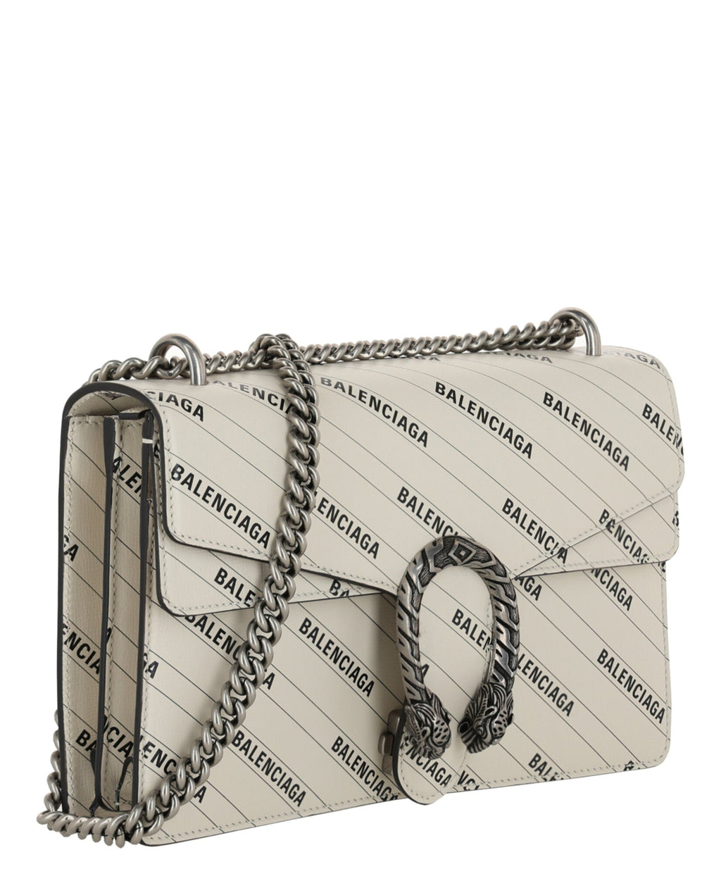 Gucci Womens  X Balenciaga Logo Print Dionysus Shoulder Bag