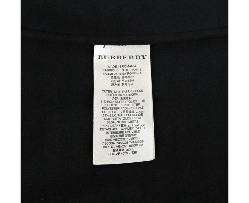 Burberry London Men's Dark Blue Polyester/Silk Jacket