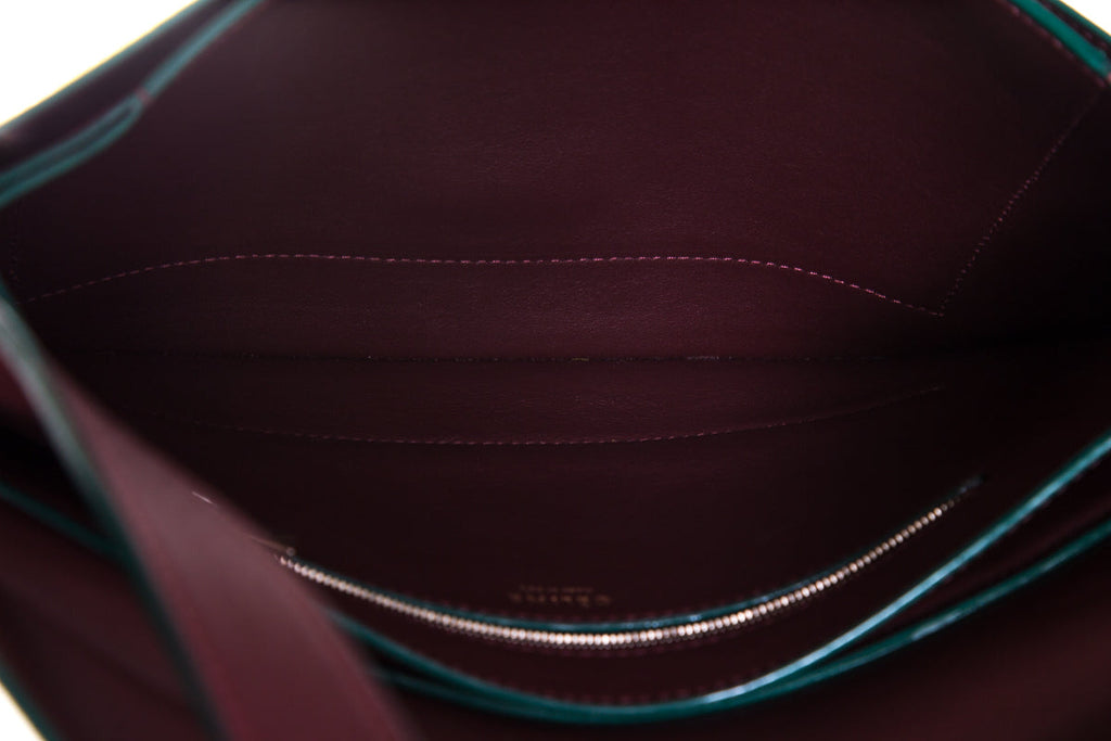 Celineline Multicolor Diamond Suede & Pony Hair Shoulder Bag