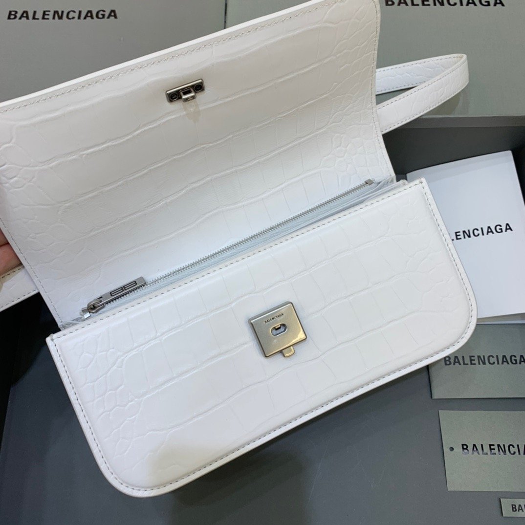 Gossip Small Shoulder Bag White, For Women,  Bags 9.1in/23cm