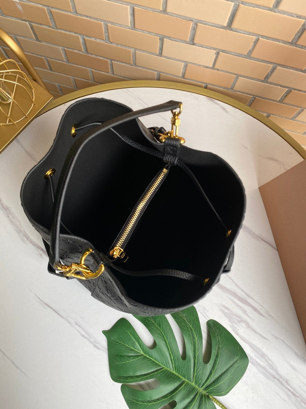 Louis Vuitton NeoNoe MM Bucket Bag Monogram Empreinte Black For Women, WomenÃƒÂ¢Ã¢â€šÂ¬Ã¢â€žÂ¢s Handbags, Shoulder Bags 10.2in/26cm Louis Vuitton M45256