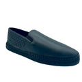 Bottega Veneta Men's Black Leather Woven Slip on Espadrilles (40EU / 7US)