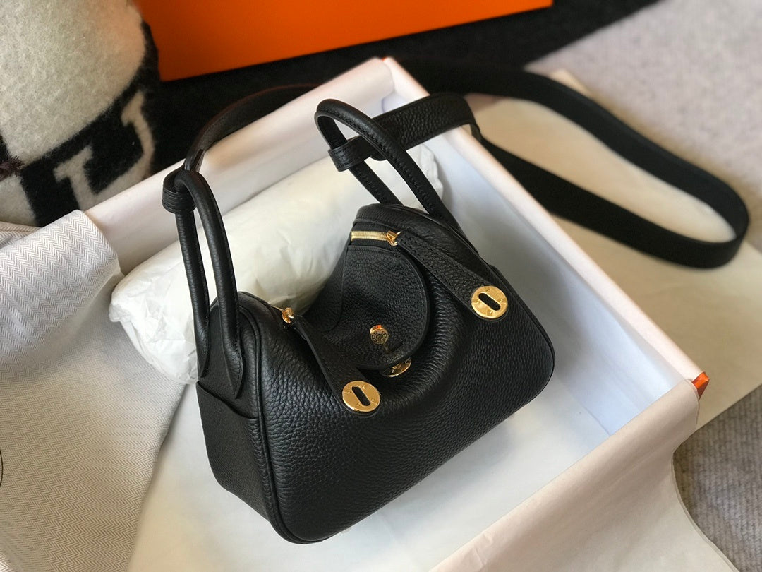 Lindy Mini ClemenBag Black For Women, WomenÃ¢â‚¬â„¢s Handbags, Shoulder And Crossbody Bags 7.5in/19cm