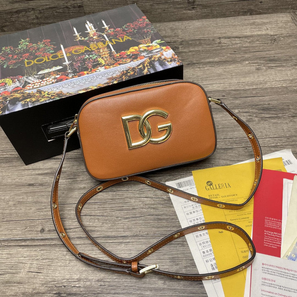 Crossbody 3.5 Bag Brown For Women 7.5in/19cm GLAMIÃ‚Â 