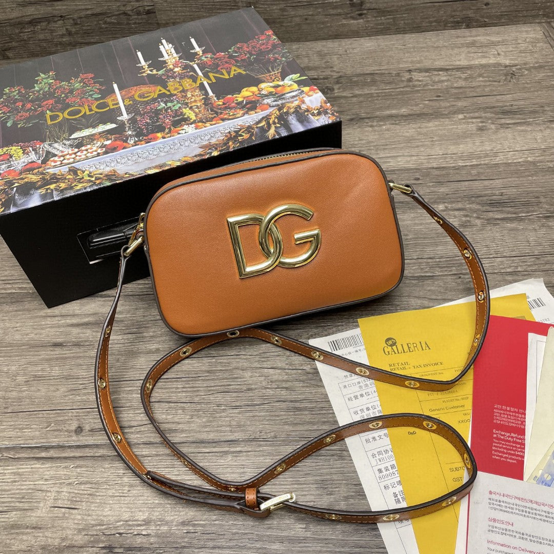 Crossbody 3.5 Bag Brown For Women 7.5in/19cm GLAMIÃ‚Â 