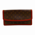 Louis Vuitton Pochette Dame  Canvas Clutch Bag
