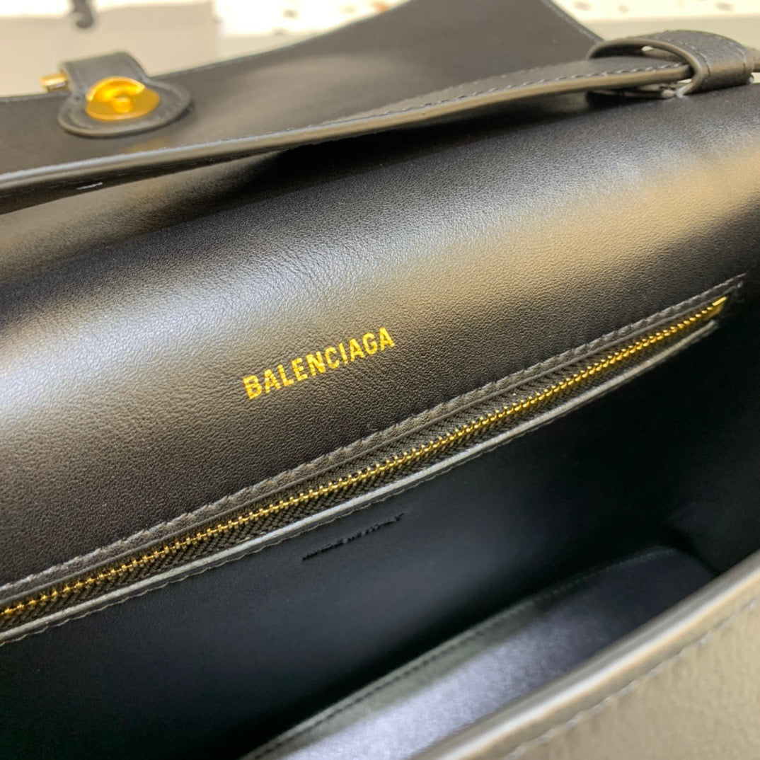 Balen Downtown MeGLAMIum Shoulder Bag In Black, For Women,  Bags 12.6in/32cm