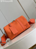 Louis Vuitton City Keepall Aerogram Orange For Men, Bags, Shoulder And Crossbody Bags 10.6in/27cm Louis Vuitton