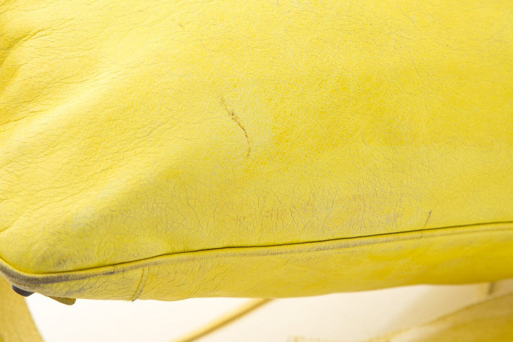 Balenciaga Yellow City Crossbody Handbag