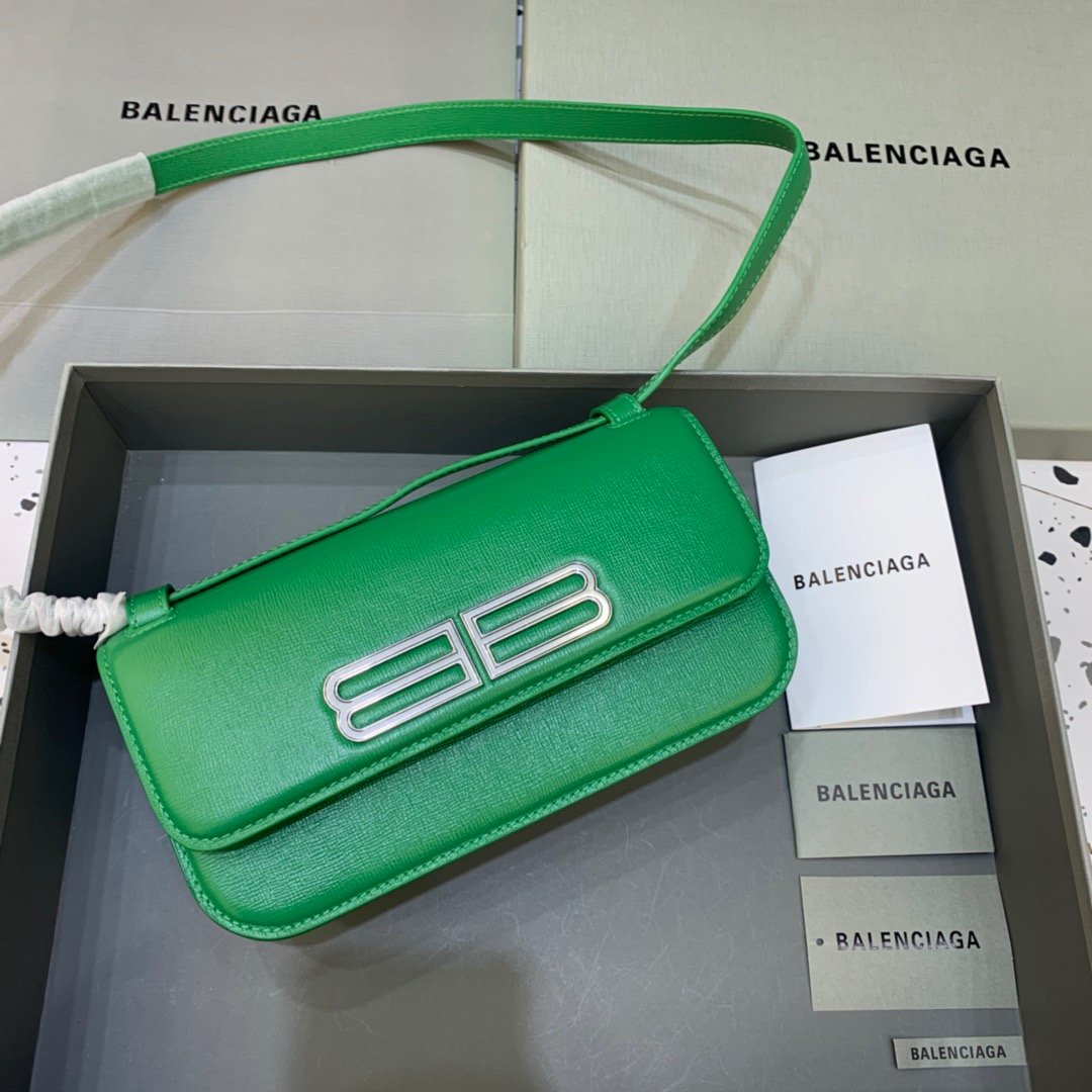 Gossip Small Shoulder Bag Green, For Women,  Bags 9.1in/23cm