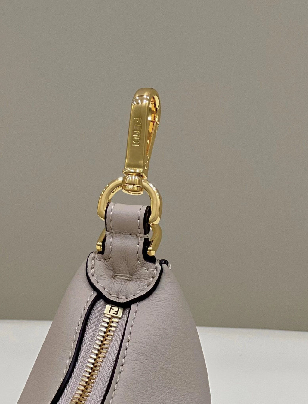 graphy Beige Mini Shoulder Bag For Woman 16.5cm/6.5in