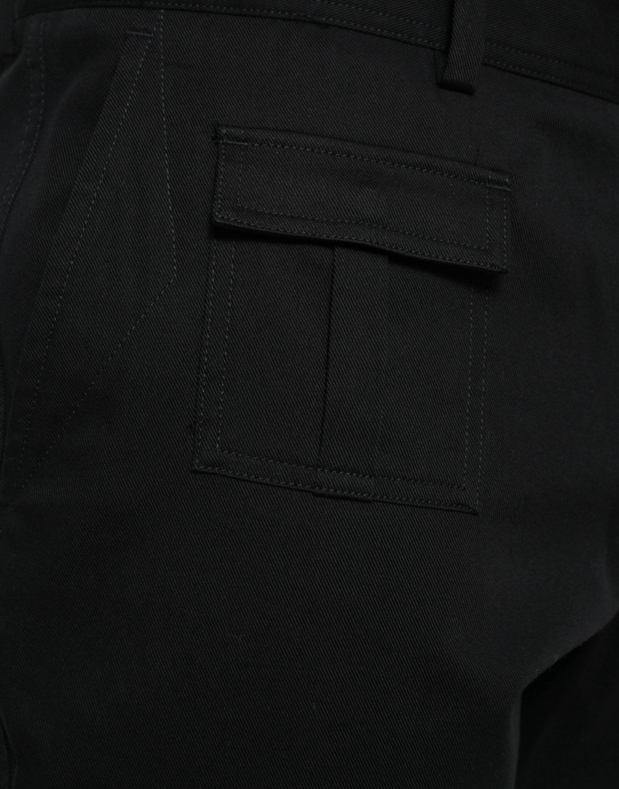 Dolce & Gabbana Black Gray slim Cotton Denim Jeans