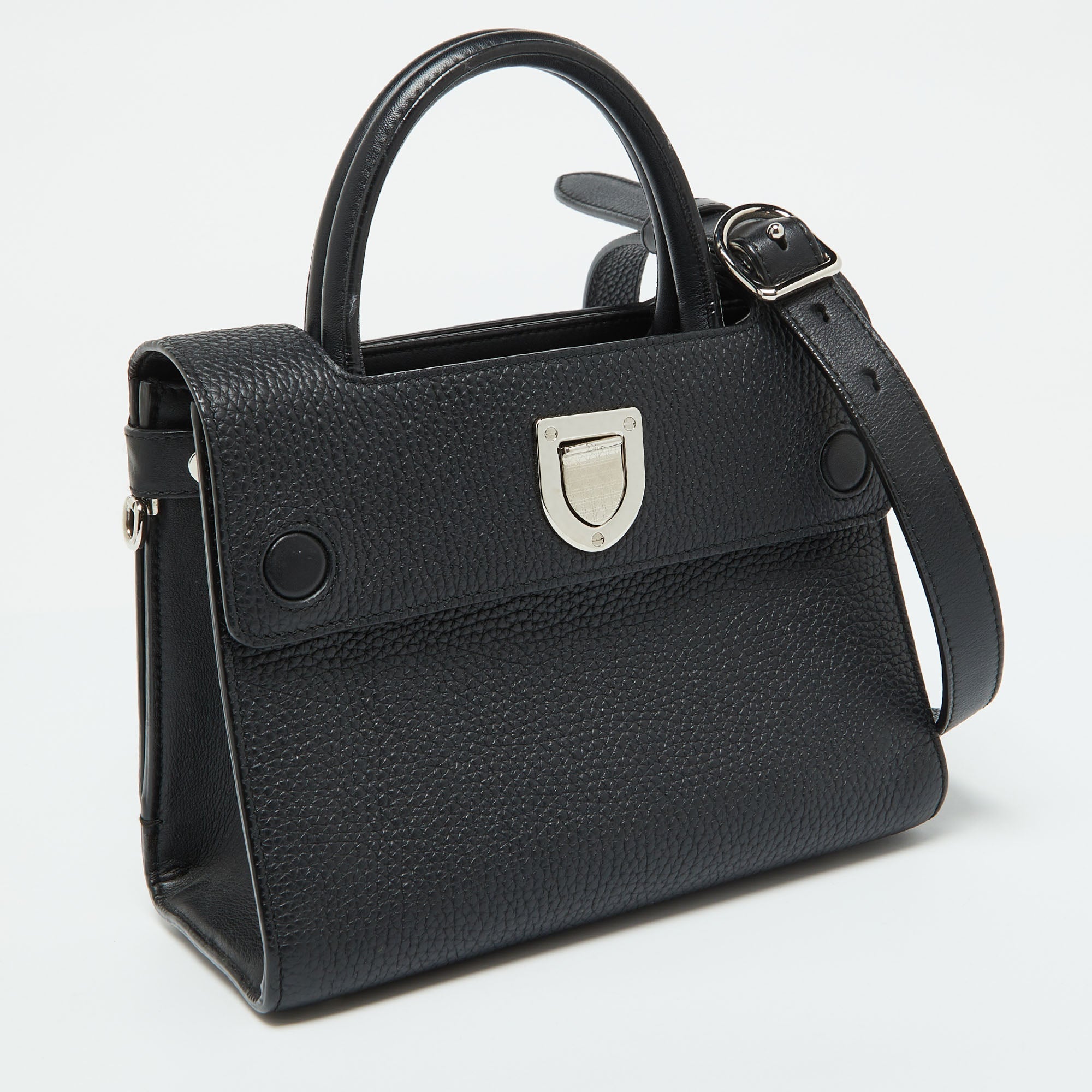 Dior Black Leather Mini Diorever Tote