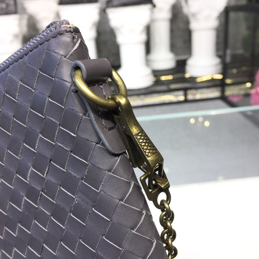 Chain Shoulder Bag Gray, For Women, Women Bags 9.6in/24.5cm